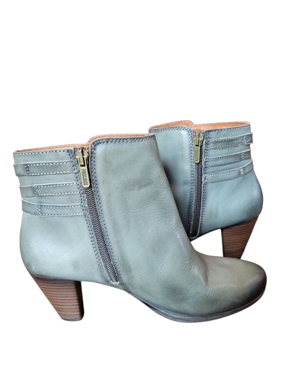 Pikolinos Green Ankle Booties